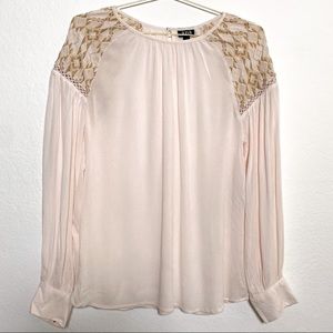 a.n.a Ivory Crew Neck Long Sleeve Tunic